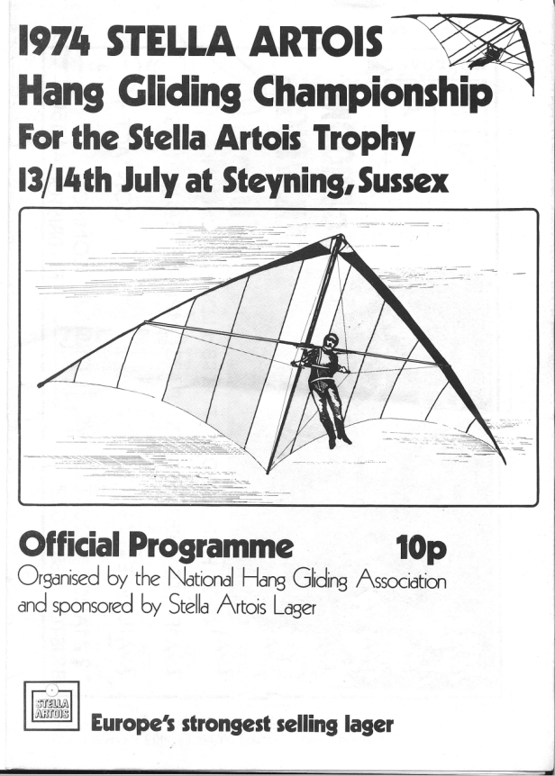 Programme for the 1974 Stella Artois competition