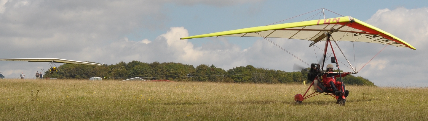 Glider being towed